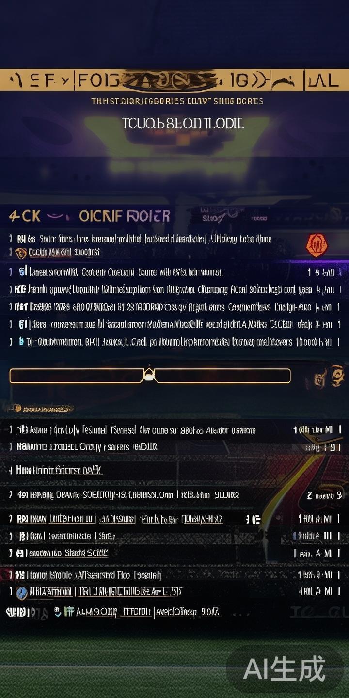 全面解析IM电竞足球赛事的赛程安排、参赛队伍及比赛亮点